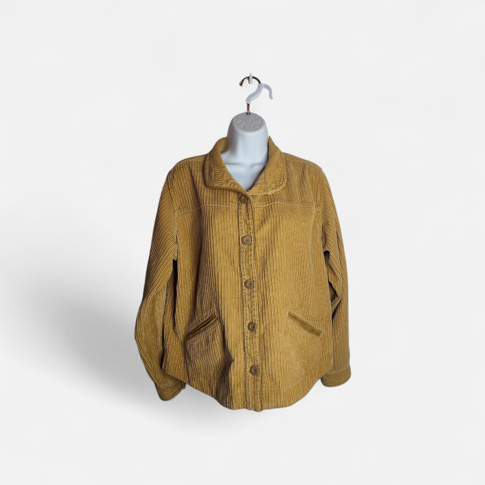 Vintage 90s Columbia Women's Corduroy Tan Jacket L